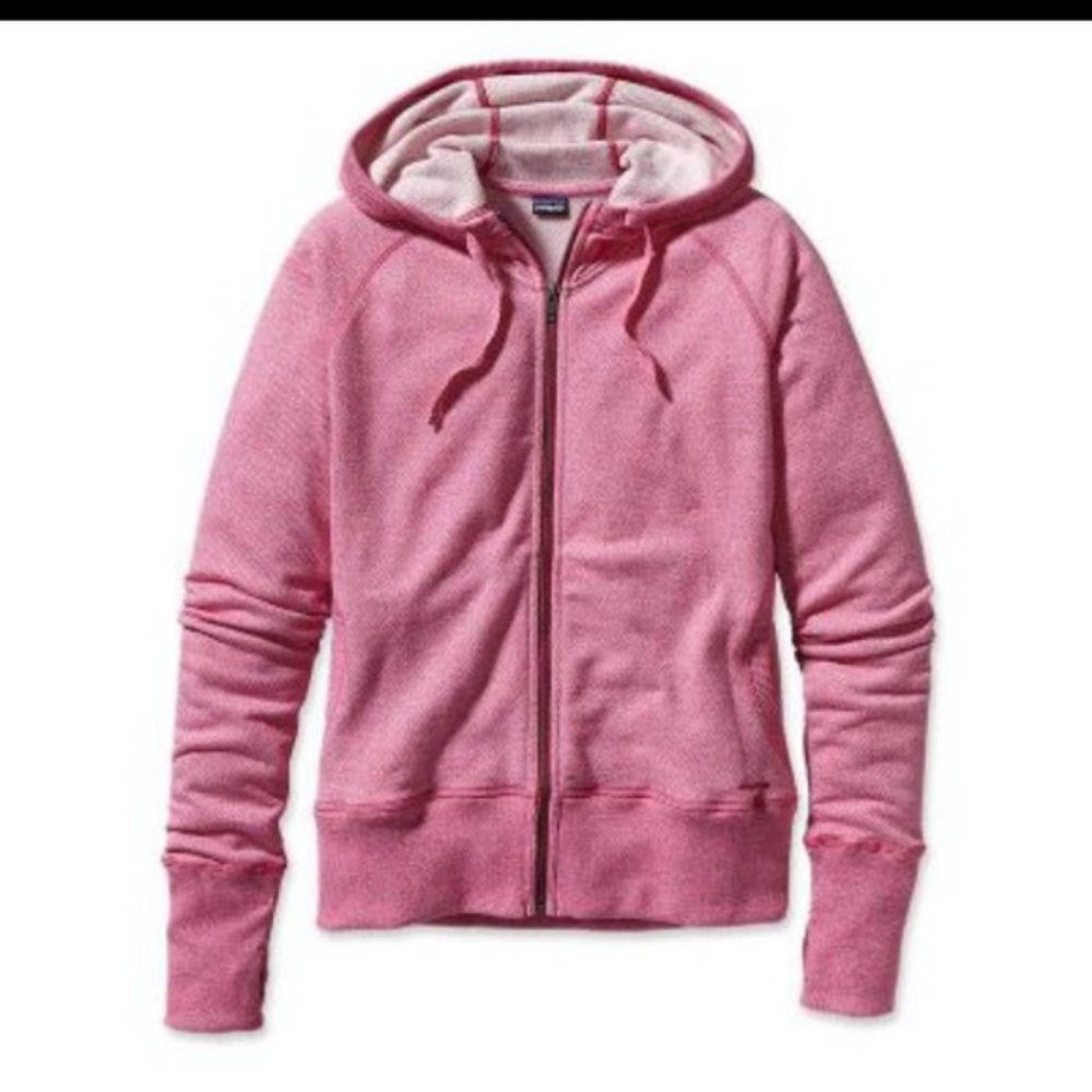 Patagonia Cloud Stack Pink Hoodie Small